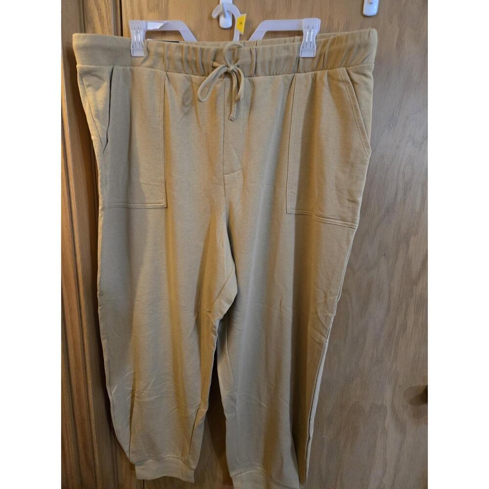 ** LOT OF 4 ** Womens Tan Terry Sweatpant Jogger Who What Wear Size XXL